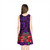 Hawaii Girls Sleeveless Sundress Plumeria Tropical Leaf