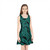 Hawaii Girls Sleeveless Sundress Tribal Pattern Polynesian Turquoise