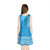 Guam Girls Sleeveless Sundress Fabric Leaves