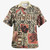 Hawaii Combo Short Sleeve Dress And Shirt Hawaiian Style Tribal Fabric Patchwork