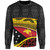 Papua New Guinea Custom Personalized Sweatshirt With Tribal Motif