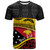 Papua New Guinea Custom Personalized T-Shirt With Tribal Motif