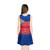 Philippines Filipinos Girls Sleeveless Sundress Philippines Flag Color Style