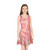 Hawaii Girls Sleeveless Sundress Pink Plumeria White Polynesian Pattern