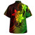 Tonga Hawaiian Shirt Plumeria Flowers Vintage Style Reggae Colors