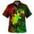 Tonga Hawaiian Shirt Plumeria Flowers Vintage Style Reggae Colors