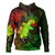 Samoa Hoodie Plumeria Flowers Vintage Style Reggae Colors
