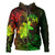 Tonga Hoodie Plumeria Flowers Vintage Style Reggae Colors