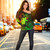 Guam Off Shoulder Sweatshirt Plumeria Flowers Vintage Style Reggae Colors