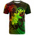Hawaii Kanaka Maoli T-Shirt Plumeria Flowers Vintage Style Reggae Colors