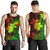 Samoa Tank Top Plumeria Flowers Vintage Style Reggae Colors