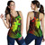 Tonga Women Tank Plumeria Flowers Vintage Style Reggae Colors