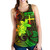 Fiji Women Tank Plumeria Flowers Vintage Style Reggae Colors