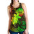 Tahiti Women Tank Plumeria Flowers Vintage Style Reggae Colors