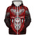 Papua New Guinea Sherpa Hoodie Bird Of Paradise Papua New Guinea Tribal Tattoo Patterns