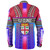 Fiji Long Sleeve Shirt Fijian Traditional Masi Patterns Red