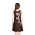 Hawaii Girls Sleeveless Sundress Polynesian Pattern White Hibiscus