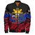 Philippines Filipinos Bomber Jacket San Diego Filipino Grunge Brush Stroke Style