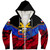 Philippines Filipinos Sherpa Hoodie San Diego Filipino Grunge Brush Stroke Style