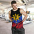 Philippines Filipinos Tank Top San Francisco Filipino Grunge Brush Stroke Style