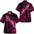 Chuuk State Hawaiian Shirt Sea Turtle With Blooming Hibiscus Flowers Tribal Maroon