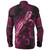 Vanuatu Long Sleeve Shirt Sea Turtle With Blooming Hibiscus Flowers Tribal Maroon