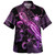 Philippines Filipinos Hawaiian Shirt Sea Turtle With Blooming Hibiscus Flowers Tribal Purple