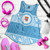 Fiji Women Tank Tribal Pattern Vintage Style