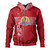 French Polynesia Hoodie Tribal Pattern Tahiti Vintage Style