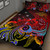 Papua New Guinea Quilt Bed Set Birds Of Paradise With Flag Color Style