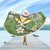 Hawaii Beach Blanket Kanaka And Turtle Map Plumeria Polynesia