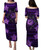 Hawaii Combo Puletasi And Shirt Hibiscus Turle With Plumeria Flowers