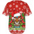 Hawaii Baseball Shirt Christmas Tiki Polynesian Pattern