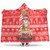 Hawaii Hooded Blanket Mele Kalikimaka Merry Christmas Tree Pineapple Tropical
