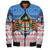 Fiji Bomber Jacket Merry Christmas Born Fijian Masi Knitted Ugly Christmas Pattern