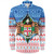 Fiji Long Sleeve Shirt Merry Christmas Born Fijian Masi Knitted Ugly Christmas Pattern