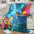 Hawaii Premium Blanket Turtle Kiss Ocean Galaxy