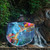 Hawaii Beach Blanket Turtle Kiss Ocean Galaxy