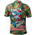Hawaii Polo Shirt Mele Kalikimaka Santa Shark Tropical Style