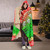 Hawaii Hooded Blanket Santa Surfing Mele Kalikimaka Style