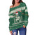 Hawaii Off Shoulder Sweatshirt Christmas Hawaii King Tribal Pattern