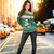 Hawaii Off Shoulder Sweatshirt Christmas Hawaii King Tribal Pattern