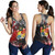 Tonga Women Tank Flag Brush Paint Style