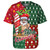 Hawaii Baseball Shirt Mele Kalikimaka Hawaii Christmas Patterns