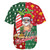 Hawaii Baseball Shirt Mele Kalikimaka Hawaii Christmas Patterns