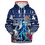 New Zealand Sherpa Hoodie Custom Meri Kirihimete Ugly Christmas Gnome Packing Out a Unicorn