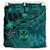 Hawaii Bedding Set Kanaka Maoli Tropical Leaves Polynesian Pattern