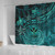 Hawaii Shower Curtain Kanaka Maoli Tropical Leaves Polynesian Pattern