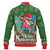 Hawaii Baseball Jacket Mele Kalikimaka Dabbing Santa Christmas Style