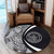 Palau Round Rug Lauhala White Circle Style